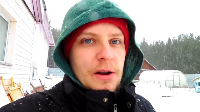 Завели Кота и нарядили ёлку//Снегопад/Баня/Шашлык из Кролика/Жизнь в Деревне смотреть онлайн