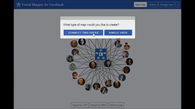 Friend Mapper for Facebook смотреть онлайн