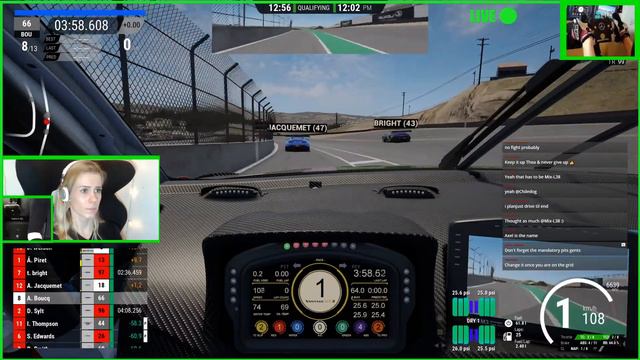 Assetto Corsa Competizione - Super Pole Ep.12 Laguna Seca - Sim Racing смотреть онлайн