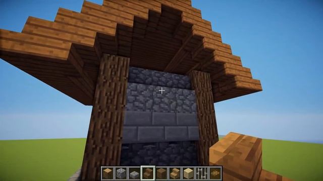 КРАСИВАЯ МЕЛЬНИЦА В МАЙНКРАФТ, УРОК (TUTORIAL WINDMILL MINECRAFT) смотреть онлайн