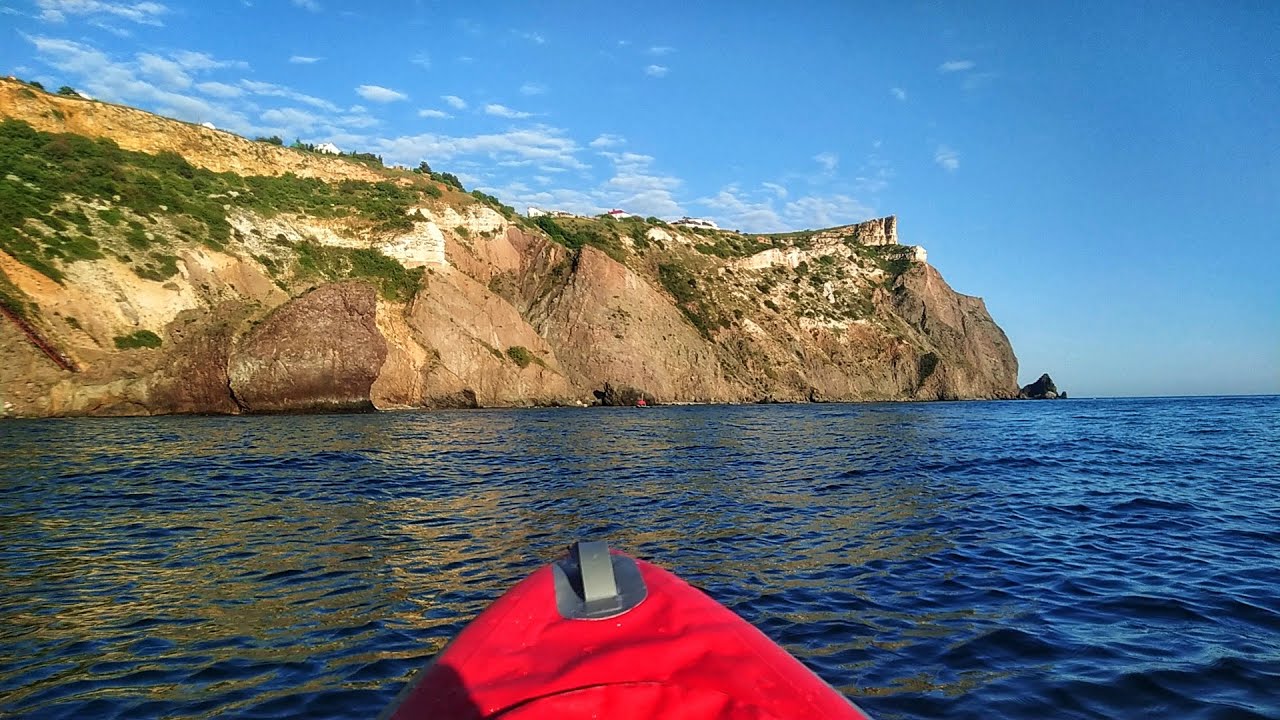 Мыс Фиолент на байдарке