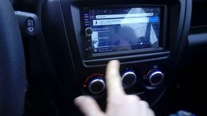 Установка 2 диновой магнитолы в базовую гранту.