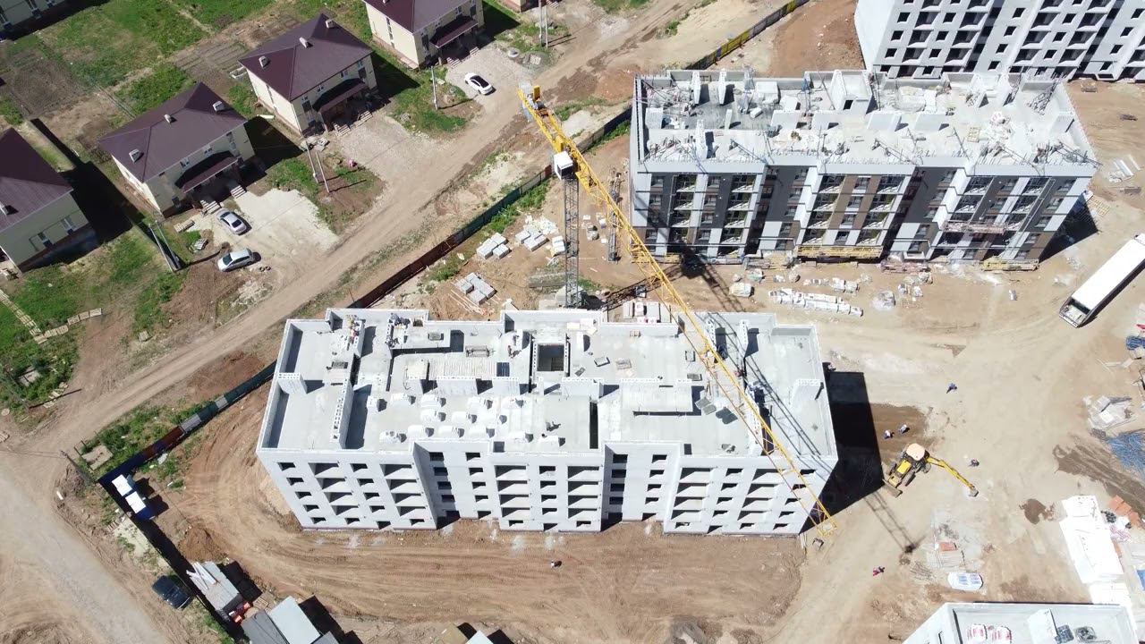 Ход строительства жилого комплекса "Белая аллея" (июнь 2022) смотреть онлайн