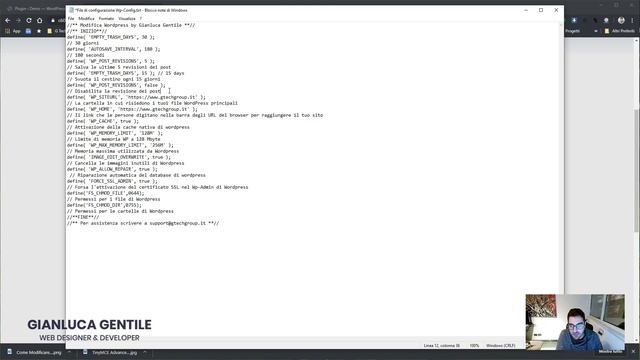 Come Modificare il file Wp-Config di Wordpress смотреть онлайн