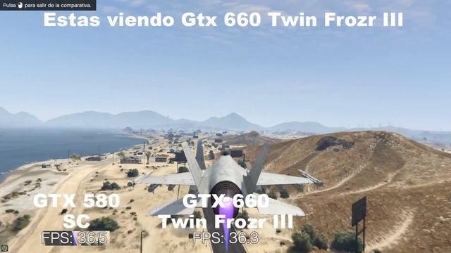 GTX 660 Twin Frozr III vs Gtx 580 SC GTA V Benchmark смотреть онлайн