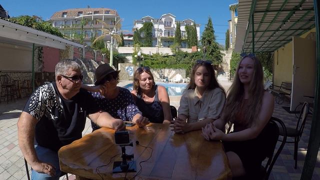 Видео отзыв об отдыхе в пансионате Лазурный Коктебель, август 2023 смотреть онлайн