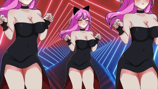 Sad Cat Dance ? Meme Dancing Anime Girl смотреть онлайн