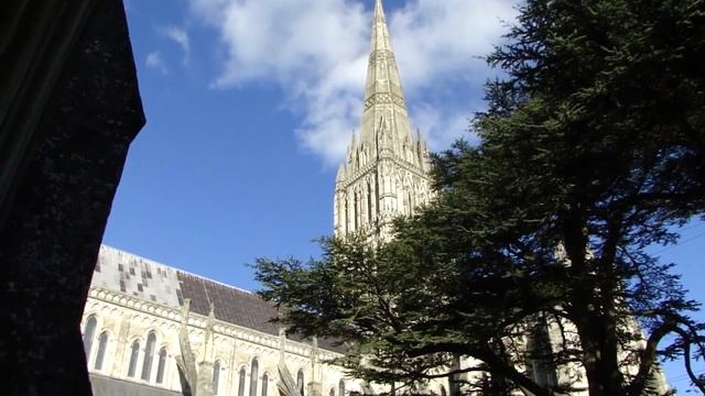 187. АНГЛИЯ. Город Солсбери - мы с друзьями поехали смотреть "шпиль" кафедрального собора смотреть онлайн