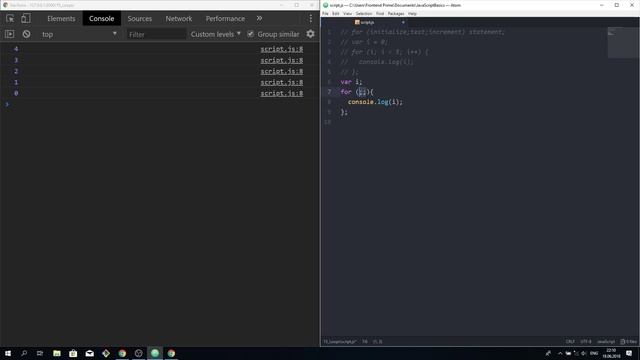 JavaScript 15. Loops смотреть онлайн