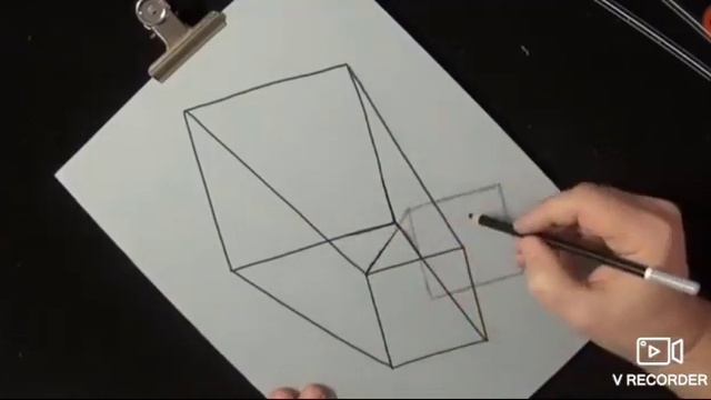 НАРИСОВАЛ 3D КУБ смотреть онлайн