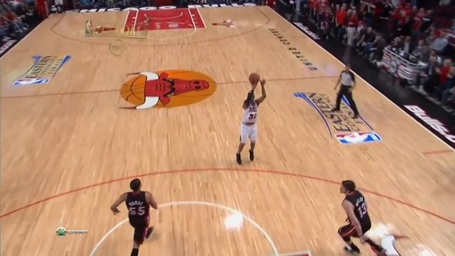 Miami Heat - Chicago Bulls Game 1 (комментатор - В. Гомельский)
