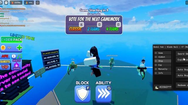 ? Roblox Blade Ball Script ? (Auto Parry, Aimbot, Auto Click) смотреть онлайн