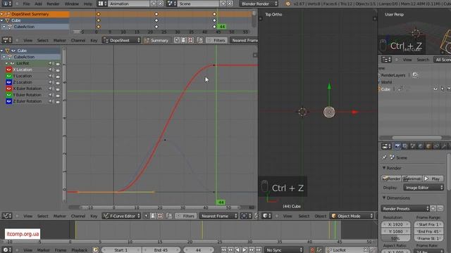 Урок по Blender 2 6 Основы анимации смотреть онлайн