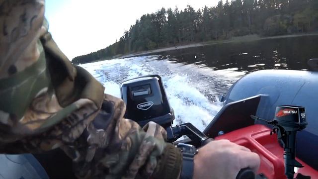 Катамаран Флагман 420, тесты на волне и с моторами 15, 9.8 и 5 сил смотреть онлайн