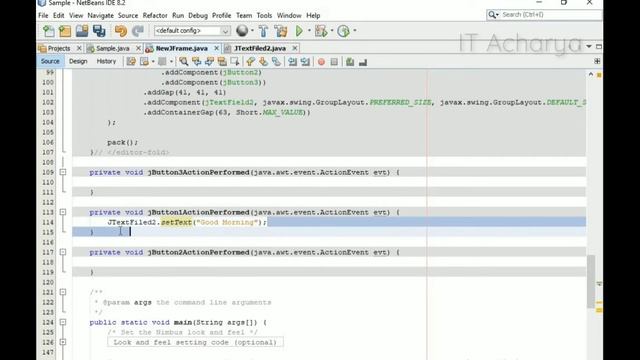 CBSE STD XI IT 802 SetText and getText methods in Java@IT Acharya смотреть онлайн