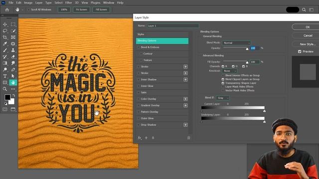 Blend If | Adobe Photoshop for Beginners | Part 1 | Urdu / Hindi смотреть онлайн