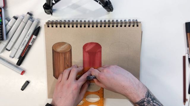 Marker Rendering Tutorial 01- How to Render Wood, Plastic and Metal. смотреть онлайн