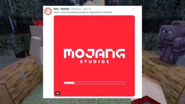 NEW Minecraft Mojang Studios Loading Screen & New Mojang Studios Logo