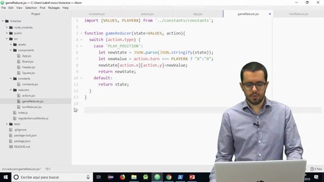 MOOC ReactJS & Angular - Module 9 - 5.2. Developing a TicTacToe with Redux (Part 2) смотреть онлайн