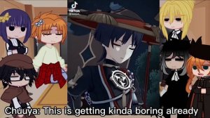 Bsd reacts to Atsushi as Scaramouche