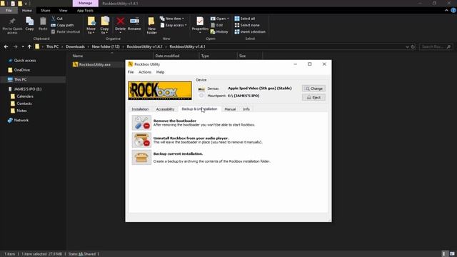IPod RockBox Firmware Install Guide 2020! (Any Classic IPod)