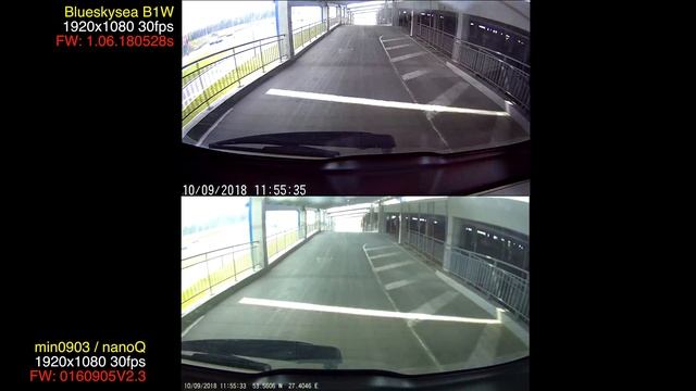 Blueskysea B1W Mini0903 / NanoQ Rear Cams DAY
