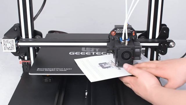 Test Geeetech A30T 3-in-1-out auto leveling mix color 3d printer Review Aliexpress Price смотреть онлайн
