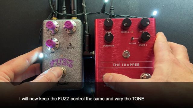 Fuzz comparison Fender Hammertone Fuzz vs The Trapper Fuzz - OCTAVE switch OFF смотреть онлайн