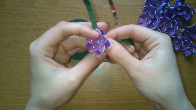 МК ободок из глиттерного фоамирана смотреть онлайн