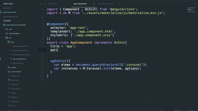 Materialize Carousel Mobile with Angular 6 смотреть онлайн