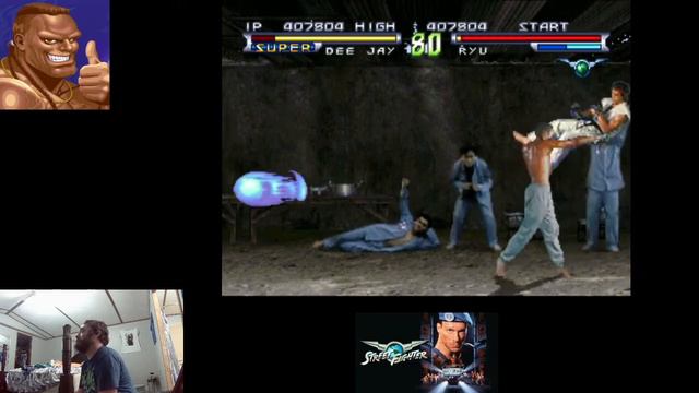 Street Fighter: The Movie - PS1 - Dee Jay Arcade Ladder Playthrough with Commentary смотреть онлайн