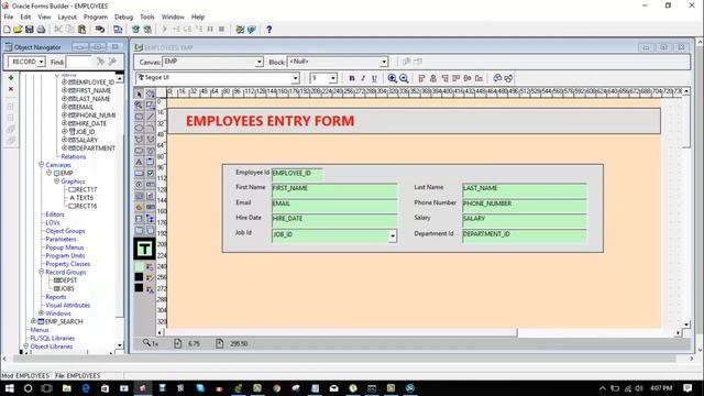 Select List: Static List, Dynamic list in Oracle form смотреть онлайн