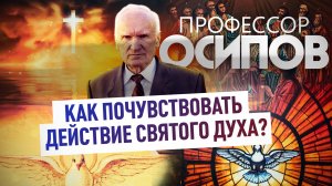 ПРОФЕССОР ОСИПОВ: КАК ПОЧУВСТВОВАТЬ ДЕЙСТВИЕ СВЯТОГО ДУХА?
