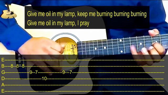 Guitar Lead - Give Me Oil In My Lamp- Jesus song on Guitar - Praise The Lord смотреть онлайн