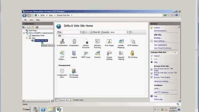 How to stop and start a website in IIS on a Windows 2008 R2 server смотреть онлайн