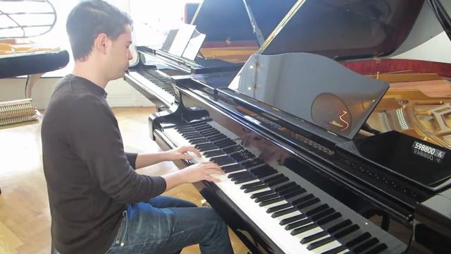 Michelangelo plays Blüthner Grand Piano смотреть онлайн