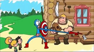 пила пилить детей{боготырь  vs америка}