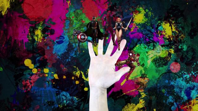 MARVEL Finger Family spiderman superman batman thor deadpool HALK Capitan America смотреть онлайн