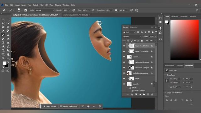 Plant Face Portrait Effect Photoshop Tutorial #youtubevideo #viral смотреть онлайн