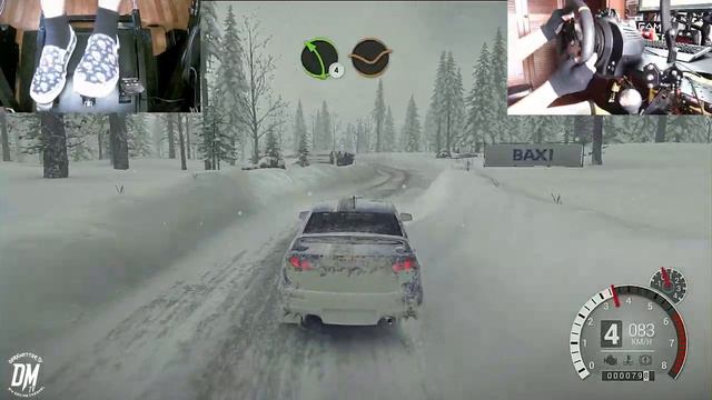 Mitsubishi Space Star R5 (4K UHD) | DiRT4 | WINTER STAGES | THRUSTMASTER TX Gameplay смотреть онлайн