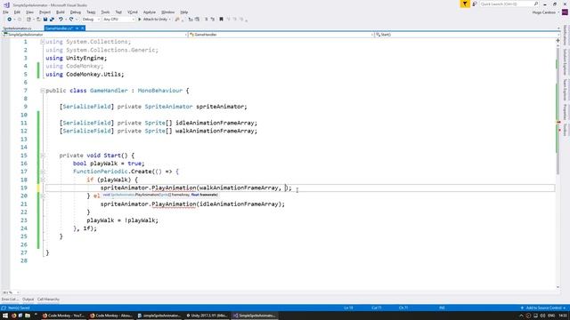 Unity Tutorial - Simple Sprite Animator: Runtime control смотреть онлайн