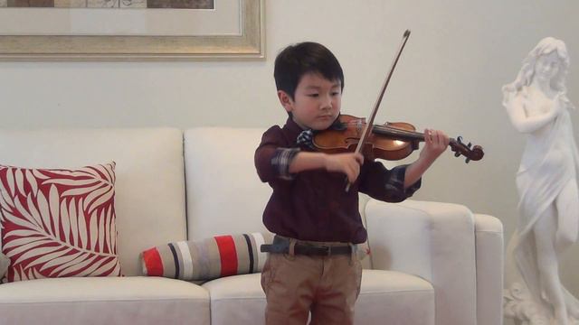 Vivaldi Violin Concerto In A Minor - Christian Li (Aged 5)