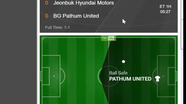 Jeonbuk Hyundai Motors vs BG Pathum United LIVE смотреть онлайн