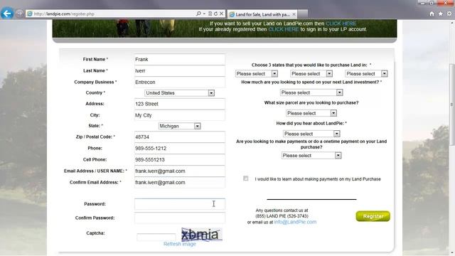 Creat your FREE account on LandPie.com- How to sign up (register) for FREE смотреть онлайн