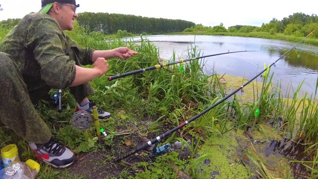 Рыбалка НА КАРАСЯ в ИЮНЕ. ЛОВЛЯ карася НА ДОНКИ смотреть онлайн