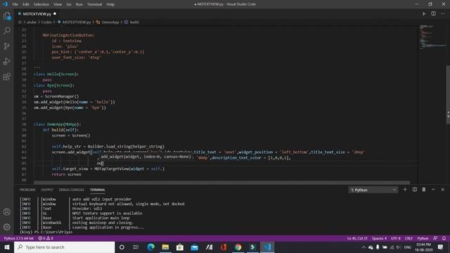 kivyMD TapTargetView in hindi | Develop Android apps смотреть онлайн