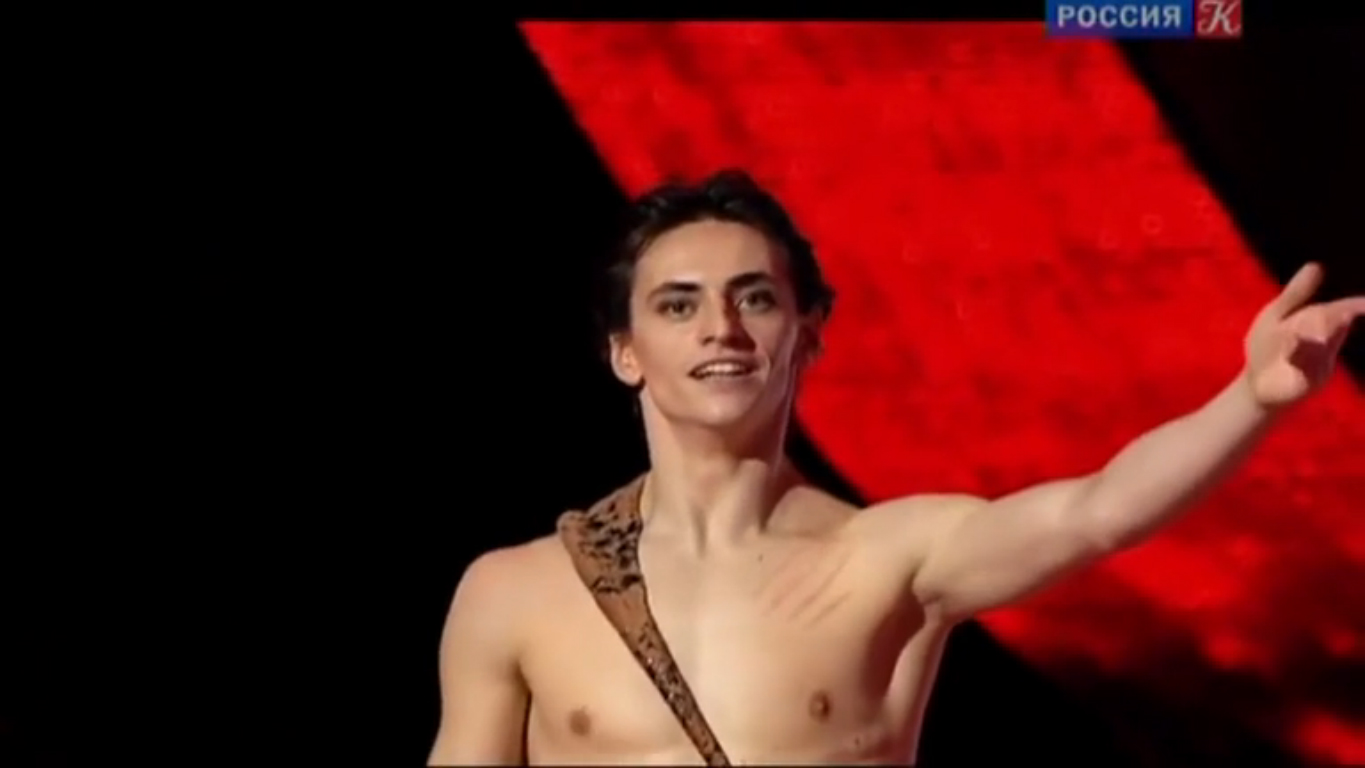 Сергей Полунин в шоу "Большой Балет", фрагмент 14 выпуска смотреть онлайн