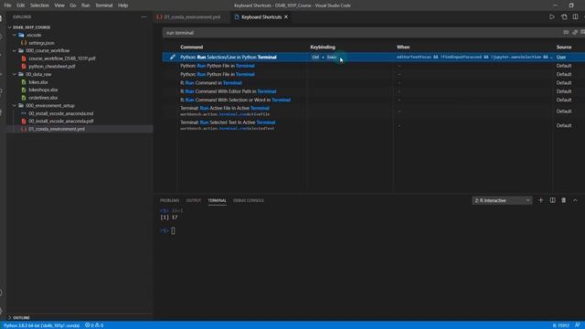 VSCode Python Data Science Setup, Part 5: Keyboard Shortcuts & Mappings смотреть онлайн