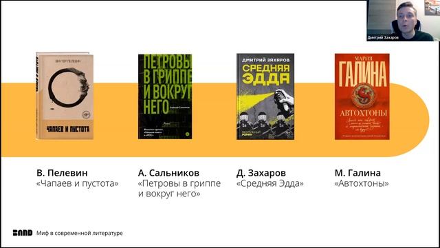 Дмитрий Захаров «Миф в современной литературе: как писатели работают с сюжетами, которые знают все» смотреть онлайн