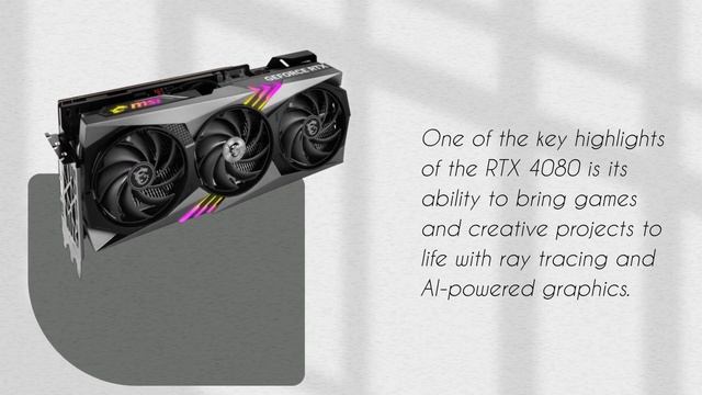 MSI Gaming GeForce RTX 4080: Elevate Your Gaming Experience смотреть онлайн